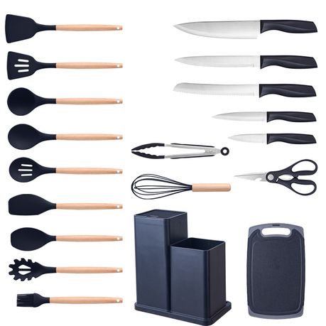 Kitchen Utensil Set 19 Piece - Black variant image 2