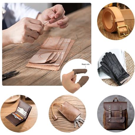 Leather Craft Hand Tool Kit Hand Stitching Sewing Tool Kit-31 PCS variant image 4