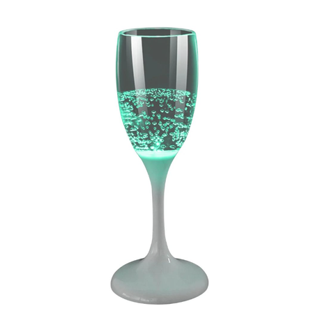 LED Light Up Cups Wine Champagne Flutes Set of 4 variant image 3