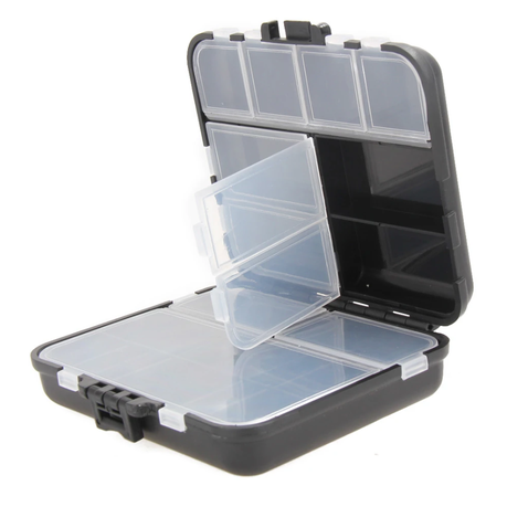 Light Weight Hook Bait Tackle Fishing Box- Black variant image 2