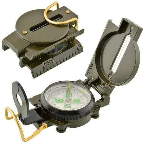 Metal Case Liquid Filled Lensatic Compass variant image 2