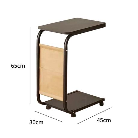 Mobile Sofa Side Table Bedside C Table variant image 2