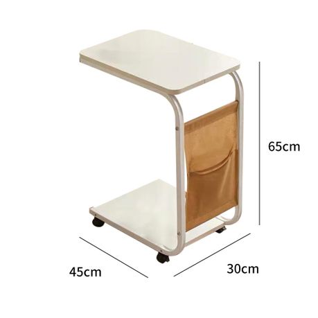 Mobile Sofa Side Table Bedside C Table variant image 6