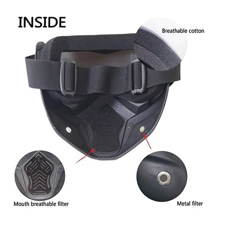 Motorcycle Facemask Goggles variant image 7