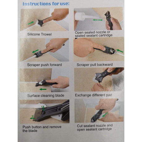 Multi-Function 5 in 1 Silicone Sealant Removal Tool variant image 4
