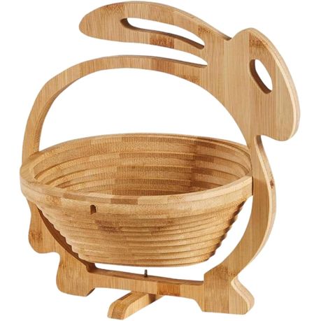 Multi-purpose Basket, Fruit Bowl, Trivet, Rabbit Design variant image 1