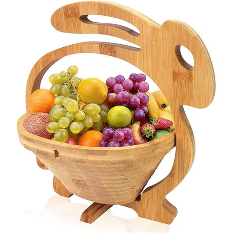 Multi-purpose Basket, Fruit Bowl, Trivet, Rabbit Design variant image 2
