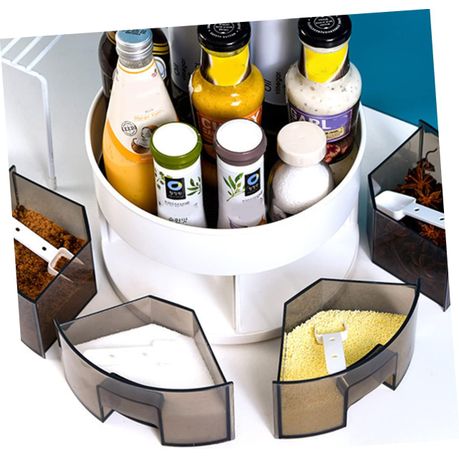 Multifunctional Revolving Spice Storage Rack variant image 2