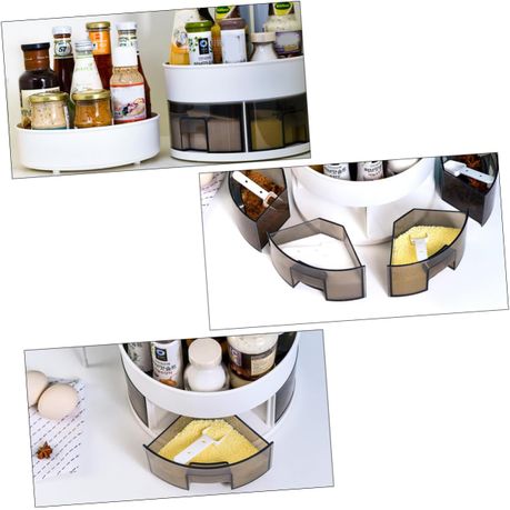 Multifunctional Revolving Spice Storage Rack variant image 4