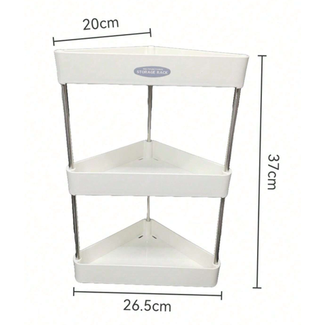 Multifunctional Storage Corner Rack - 3 layer variant image 2