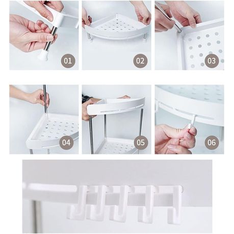 Multifunctional Storage Corner Rack - 3 layer variant image 3