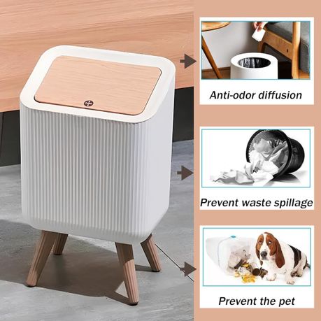Multipurpose Modern Dustbin - 9 Litres (SquareLid) variant image 2