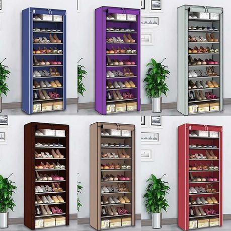 Multipurpose Portable Folding Shoe Rack 9 Tier variant image 3