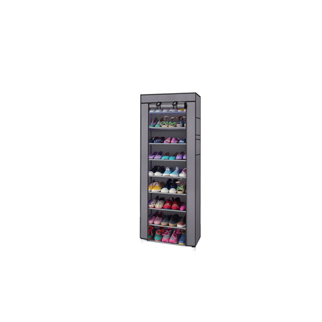 Multipurpose Portable Folding Shoe Rack Cabinet variant image 4