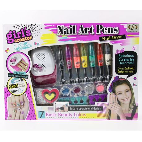 Nail Art Pens - Set - With Nail Dryer variant image 3