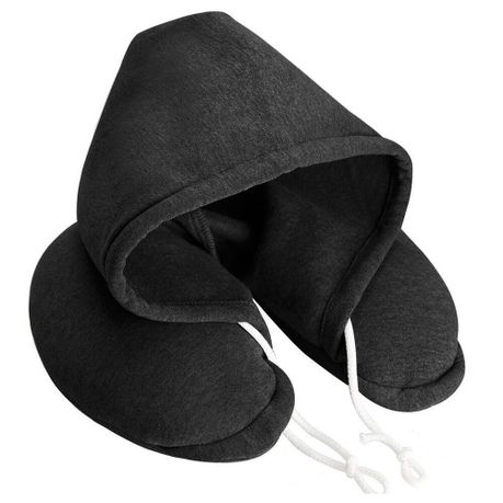 Neck Pillow With Hood, Neck Support Pillow For Travel And Office Use variant image 1