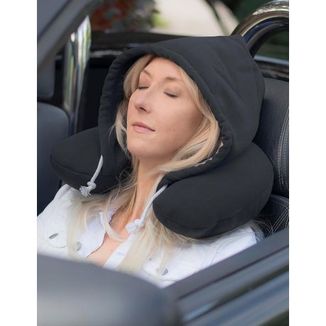 Neck Pillow With Hood, Neck Support Pillow For Travel And Office Use variant image 3