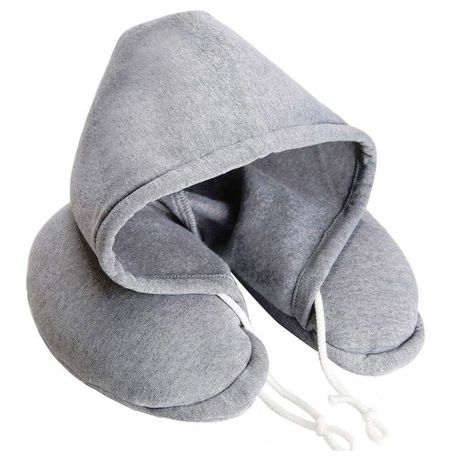 Neck Pillow With Hood, Neck Support Pillow For Travel And Office Use variant image 6