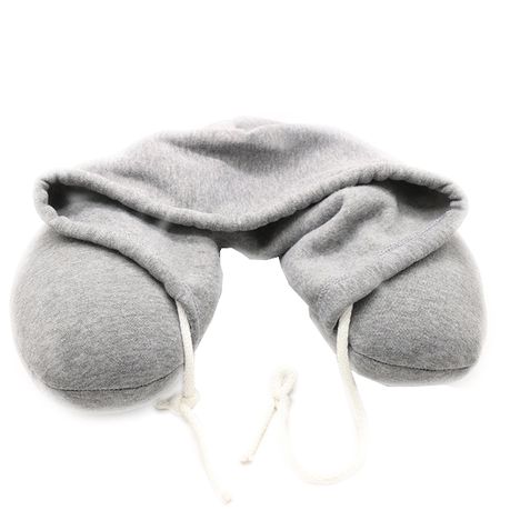 Neck Pillow With Hood, Neck Support Pillow For Travel And Office Use variant image 10