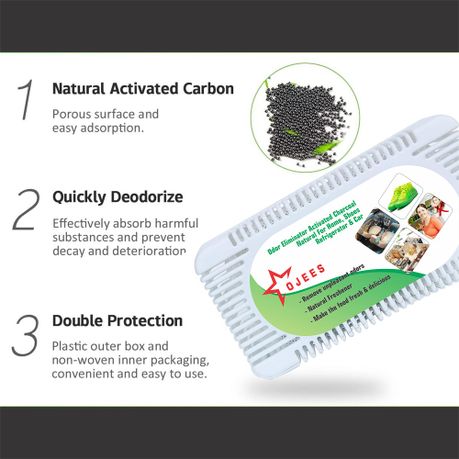 Odor Eliminator Activated Charcoal Natural For Home, Shoes Fridge & Car variant image 3
