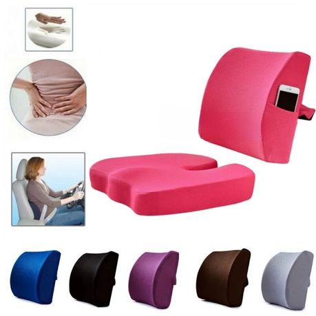 Office Chair Car Chair Pad and Cushion Relief Lower Back variant image 2