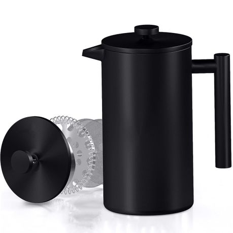 Ojees French Press Coffee Maker Double Wall Stainless Steel - 1000ml variant image 2