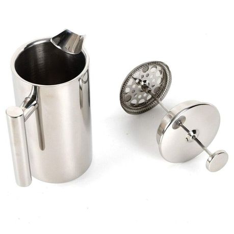 Ojees French Press Coffee Maker Double Wall Stainless Steel - 1000ml variant image 11