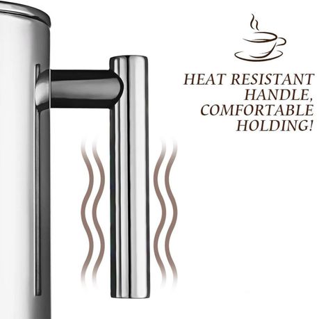 Ojees French Press Coffee Maker Double Wall Stainless Steel - 1000ml variant image 15
