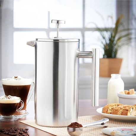 Ojees French Press Coffee Maker Double Wall Stainless Steel - 1000ml variant image 17