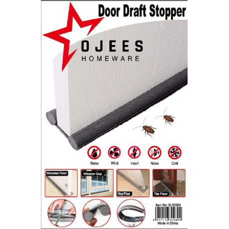 Ojees Homeware Door Draft Stopper Pack of 2 - Brown variant image 7
