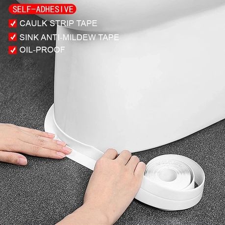 Ojees Homeware Tape Caulk Strip Waterproof & Self Adhesive - Pack of 10 variant image 9