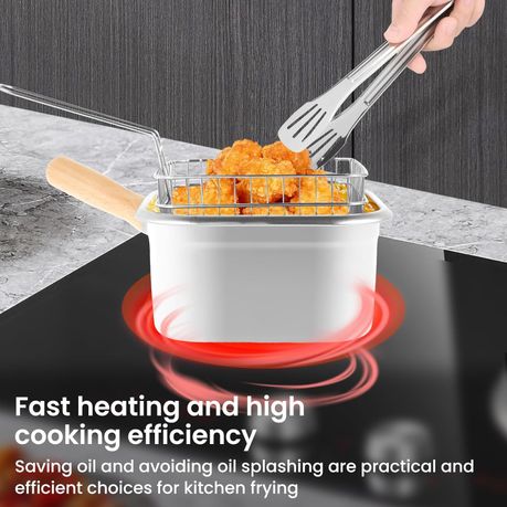 Ojees Multi-Function Stainless Steel Deep Fryer Pot Set -2.5L variant image 9