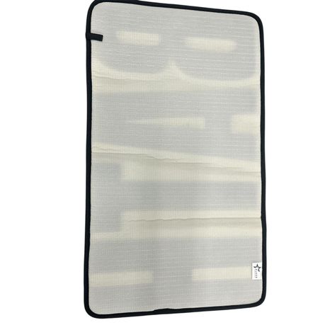 OJEES Smooth And Fancy Non-Slip Bath Mat - Black 75x45cm variant image 2