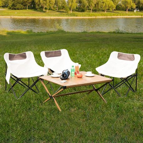 Outdoor Portable Folding Lengthen for Travel - Beige variant image 2