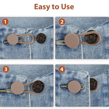 Pants Waist Button Extender for Jeans Cusual Pants Suit Pants - 13 Piece variant image 6
