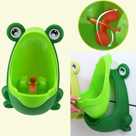 Phunk Frog Plastic Children Training Pee Potty Toilet - Green variant image 2