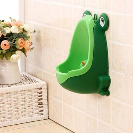 Phunk Frog Plastic Children Training Pee Potty Toilet - Green variant image 3