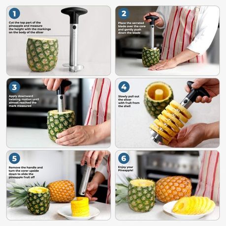 Pineapple Corer & Slicer Tool, Pineapple Cutter variant image 2