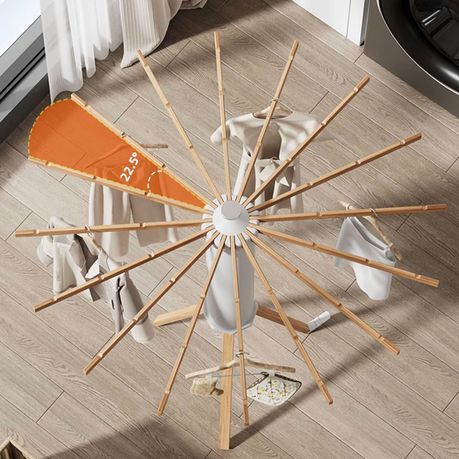 Portable Collapsible Tripod Clothes Drying Rack variant image 3