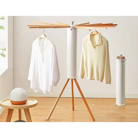 Portable Collapsible Tripod Clothes Drying Rack variant image 4