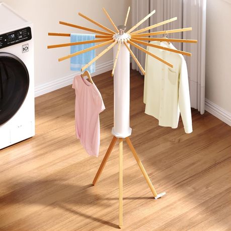 Portable Collapsible Tripod Clothes Drying Rack variant image 5