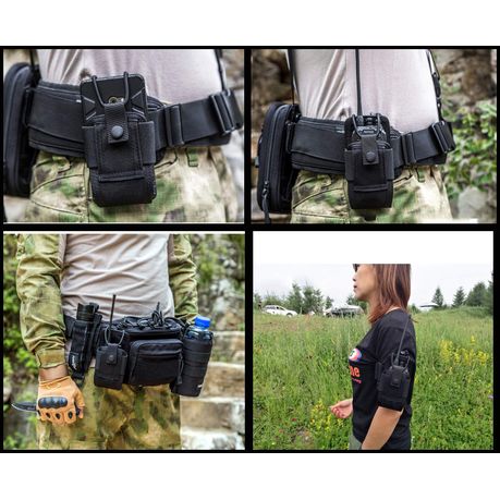 Portable Walkie Talkie Radio Cellphone Pouch Bag - SK440 variant image 4