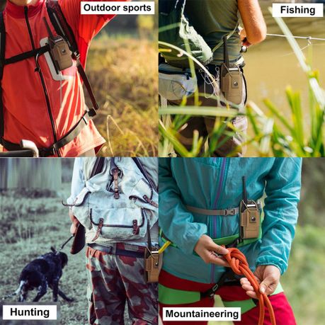 Portable Walkie Talkie Radio Cellphone Pouch Bag - SK440 variant image 5