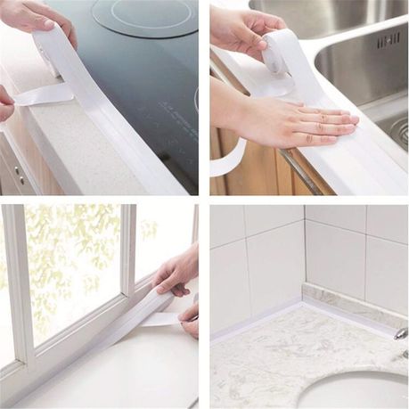 Premium Self-Adhesive Waterproof Caulk Tape For Kitchen And Bathroom Pack-2 variant image 2