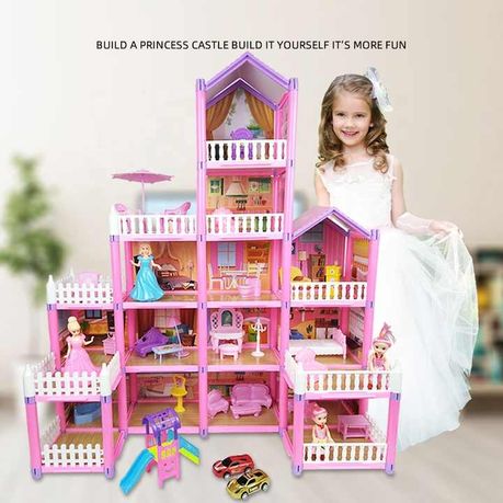 Princess Castle Play Set Pretend Play Doll House variant image 2