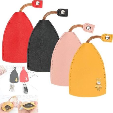 PU Leather Portable Car Key Organizer -4PCS variant image 4