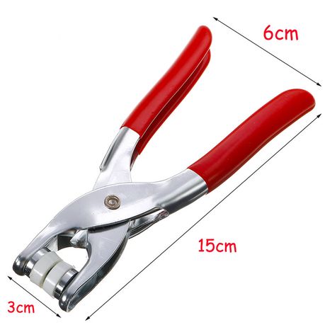RC-6 Set of 100 Ring Press Studs and Snap Popper Fasteners with Prong Plier variant image 2
