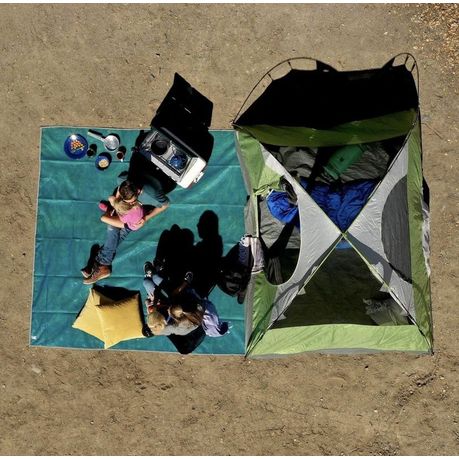 Sand Free Beach Blanket, Extra Large Beach Mat - Blue variant image 5