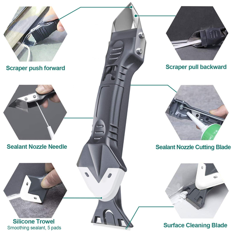 Sealant Caulking Tools 5in1 Caulk Remover variant image 3