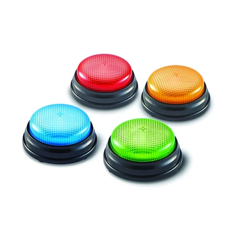 Set Of 4 Lights And Sounds Answer Buzzer variant image 1